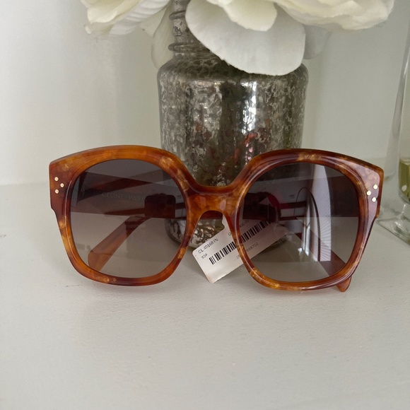 Celine Tortoishell Oversize Sunglasses BRAND NEW WITH TAGS